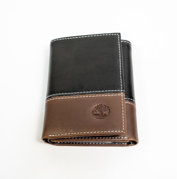 Timberland Trifold Wallet Black Brown
