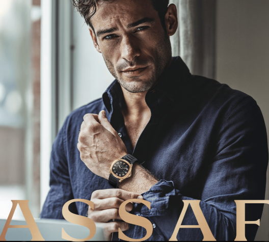 Frankel Gold Original Watch by Assaf – Silicone Strap, Water Resistant, Gold Design