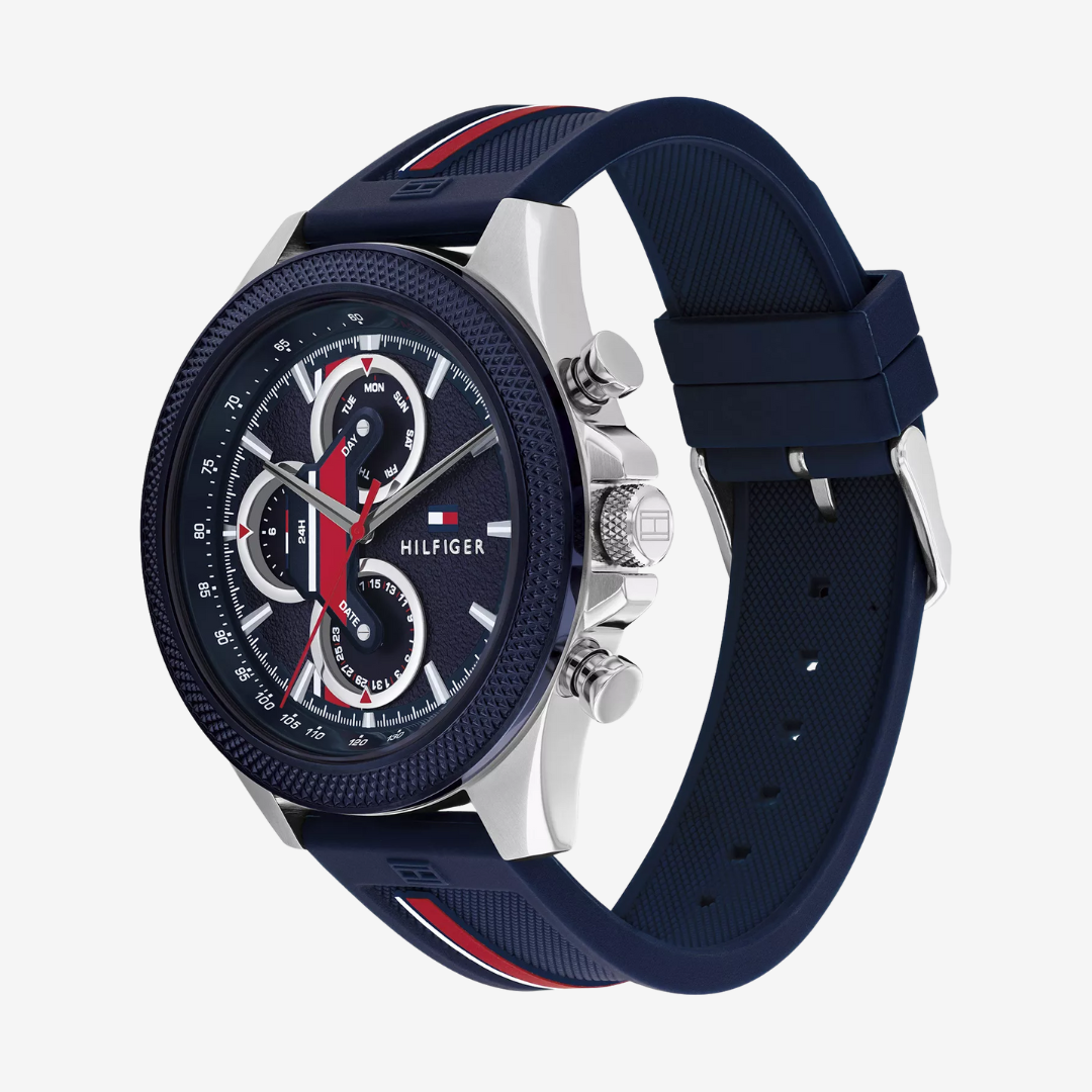 Tommy Hilfiger Men’s Watch 1792083 44mm Stainless Steel Chronograph Original Design