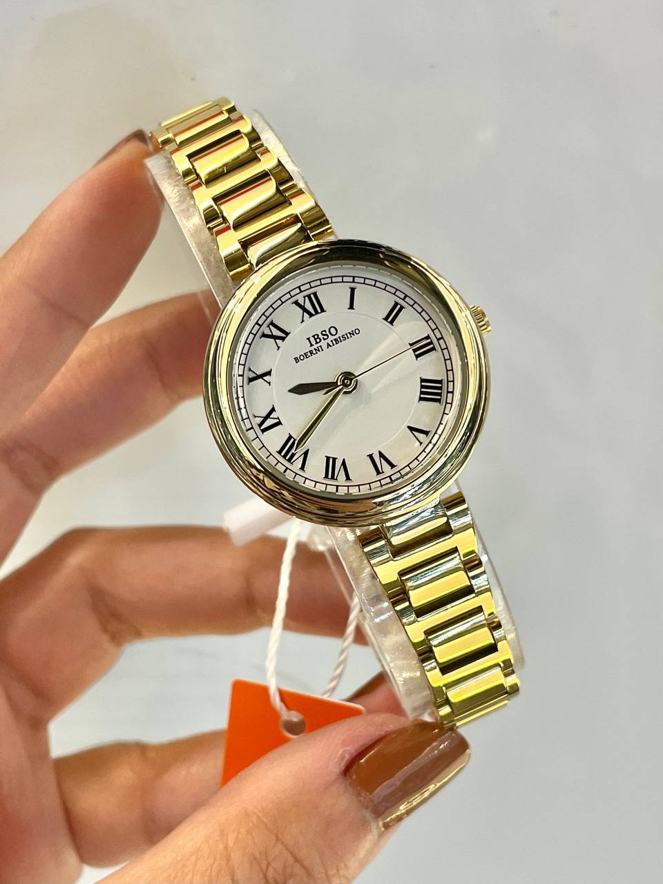 IBSO Women’s Watch Japanese Quartz Movement Gold Stainless Steel Strap & Light Gold Dial – Original