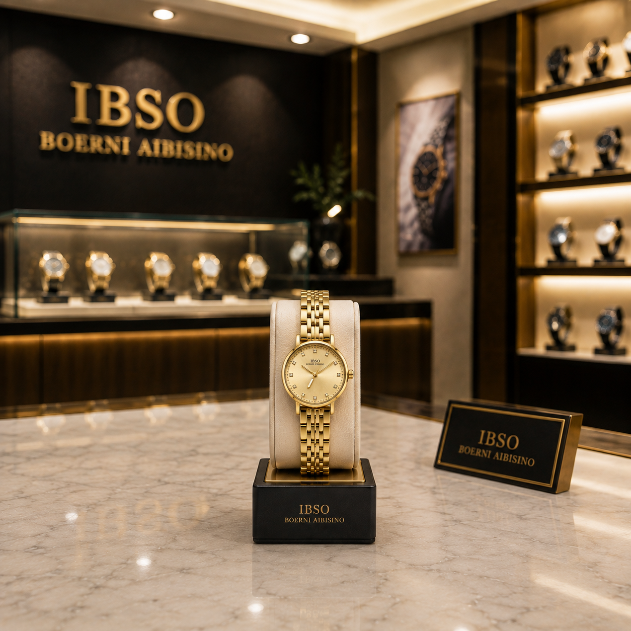 IBSO Women’s Gold Watch IB422 – Original