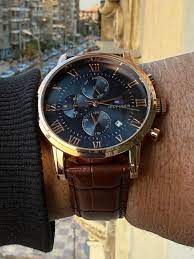 Tommy Hilfiger Men's Mirror Original  Watch – Brown Leather Strap Luxury Classic Design