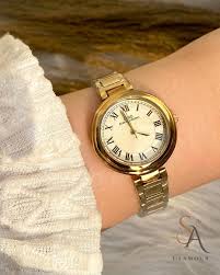 IBSO Women’s Watch Japanese Quartz Movement Gold Stainless Steel Strap & Light Gold Dial – Original