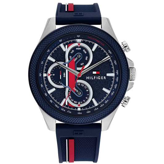 Tommy Hilfiger Men's Watch 1792083 – Stainless Steel Chronograph, 44mm, Original Design