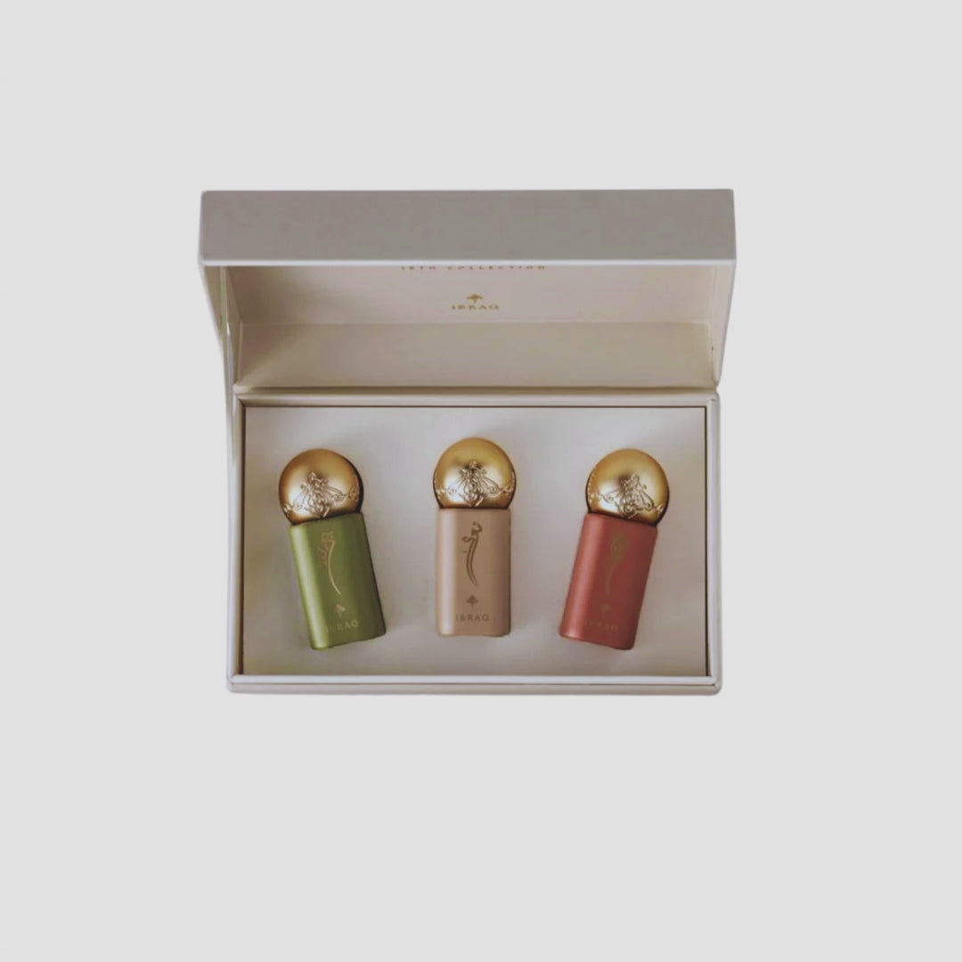 Irth Dahn Heritage Collection by Ibrahim Al Qurashi – Luxury Dahn Oil Trio (6ml) Original