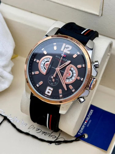 Tommy Hilfiger Multi Dial Quartz Watch for Men - Black Mirror Original