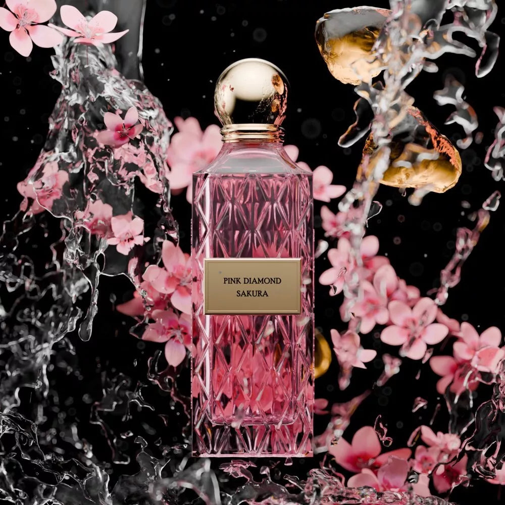 Pink Diamond Sakura Inspired by Ibrahim Al Qurashi Perfume 200ml – Unisex