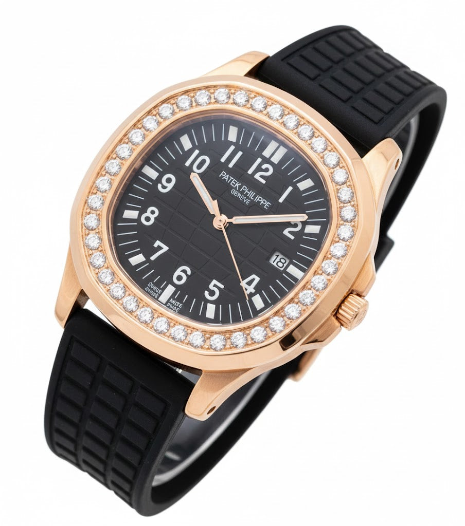 Patek Philippe Aquanaut Diamond Bezel Women’s Watch – Replica High Quality