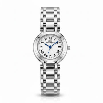 IBSO Original Women’s Silver Watch – Japanese Movement, Classic Luxury Design